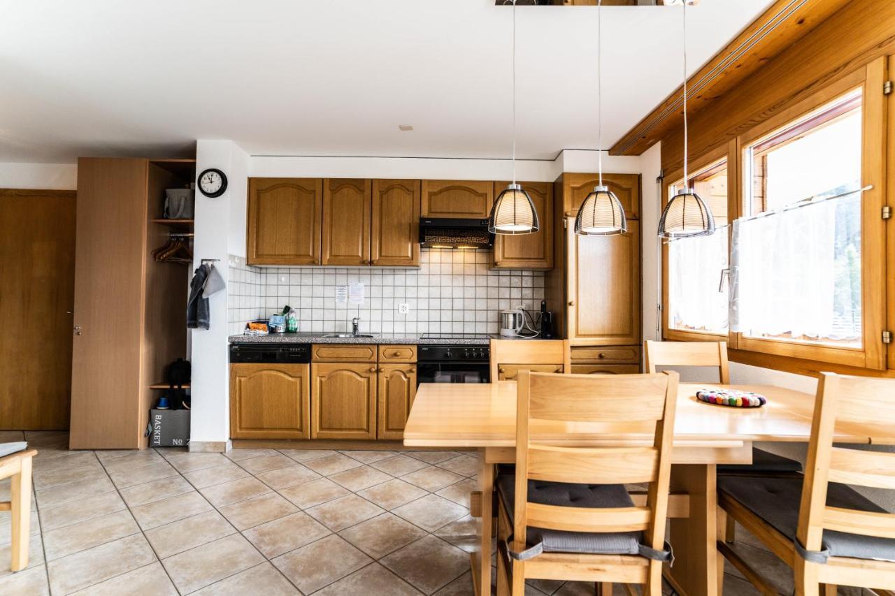 Ferienwohnung Haus Lotus, Riederalp Moosfluhbahn Exterior foto