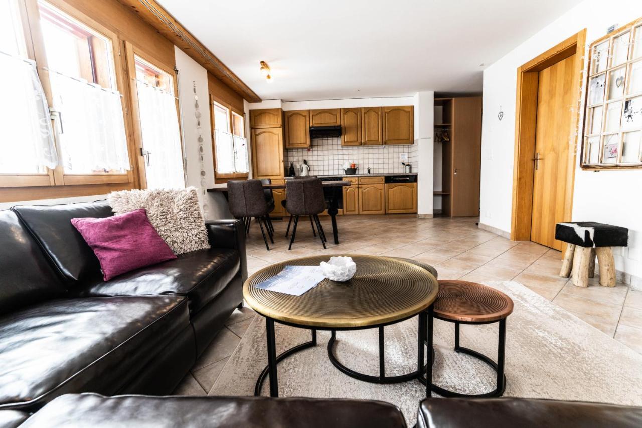 Ferienwohnung Haus Lotus, Riederalp Moosfluhbahn Exterior foto