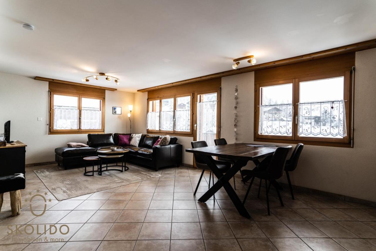 Ferienwohnung Haus Lotus, Riederalp Moosfluhbahn Exterior foto