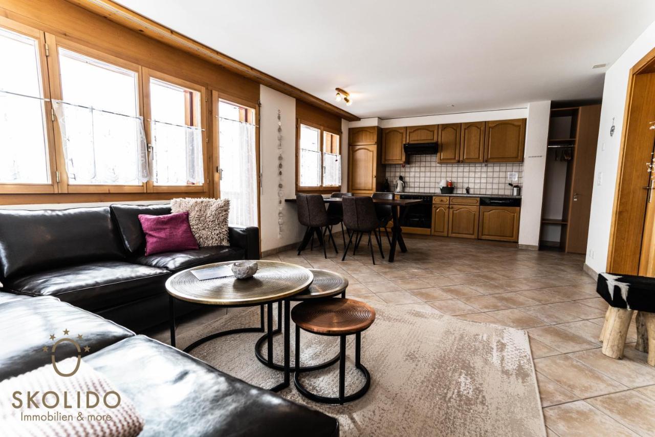 Ferienwohnung Haus Lotus, Riederalp Moosfluhbahn Exterior foto