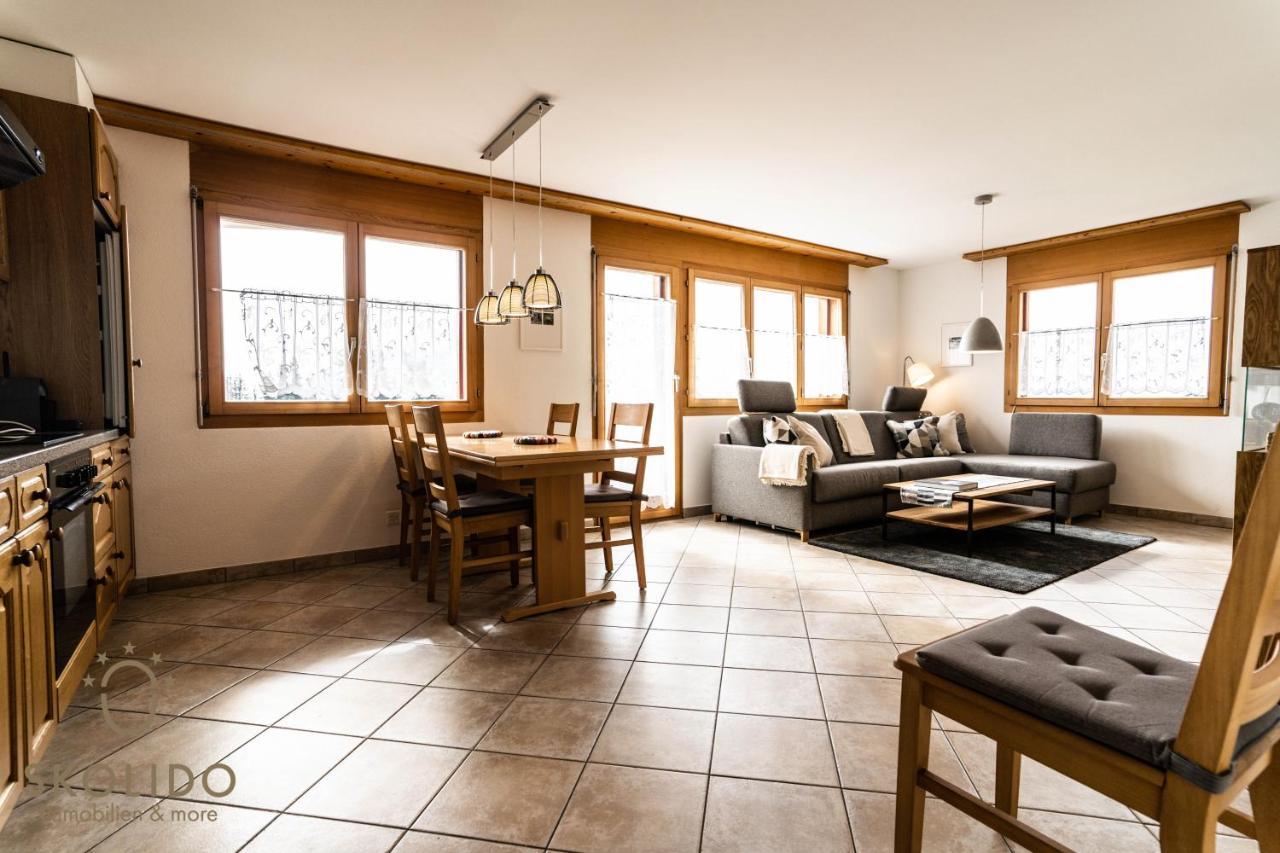 Ferienwohnung Haus Lotus, Riederalp Moosfluhbahn Exterior foto