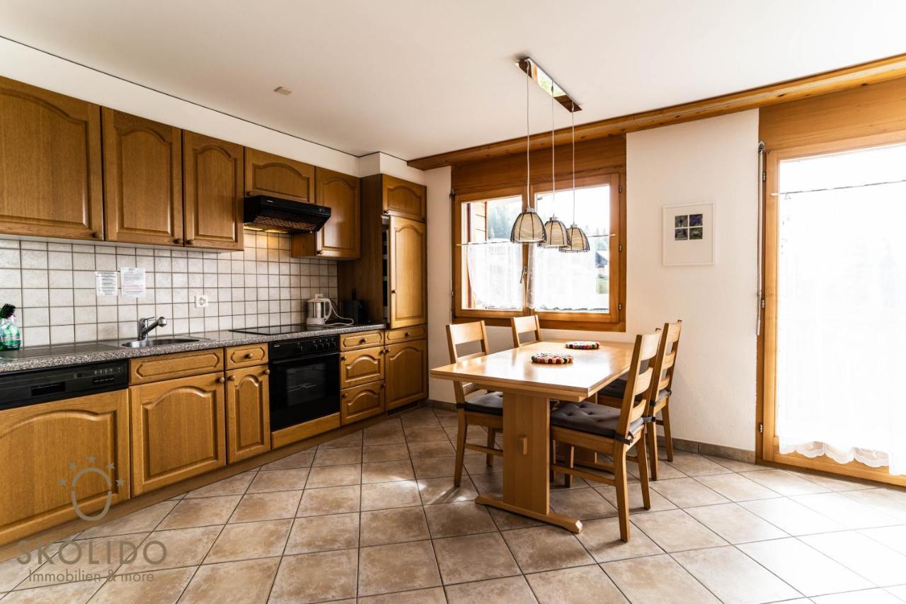 Ferienwohnung Haus Lotus, Riederalp Moosfluhbahn Exterior foto